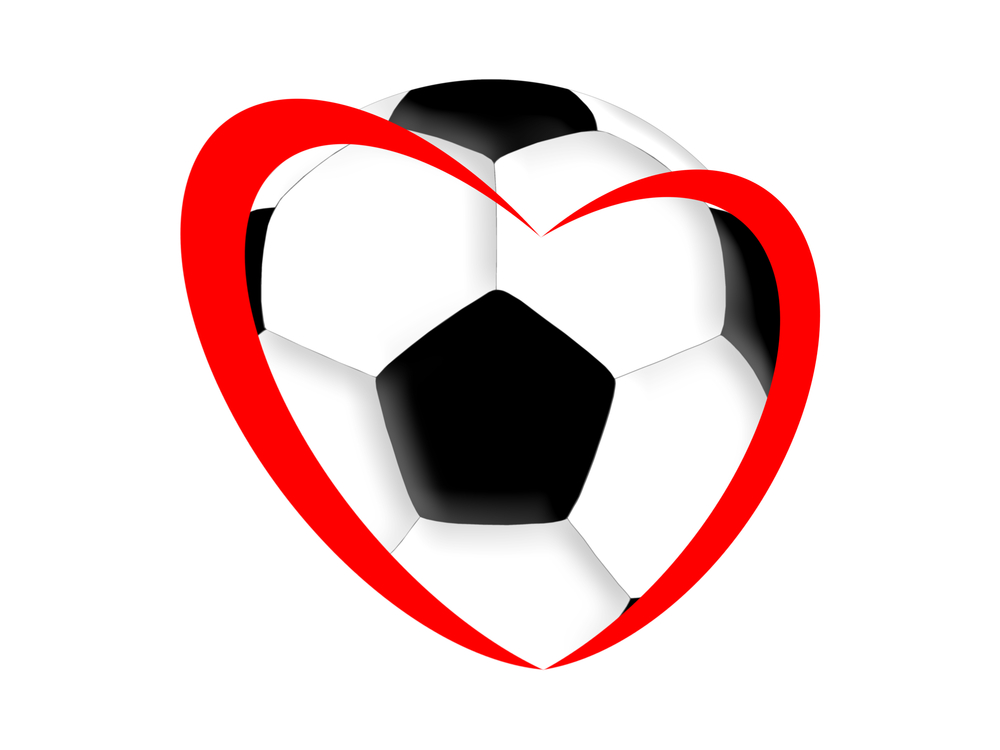 football soccer heart_390802216